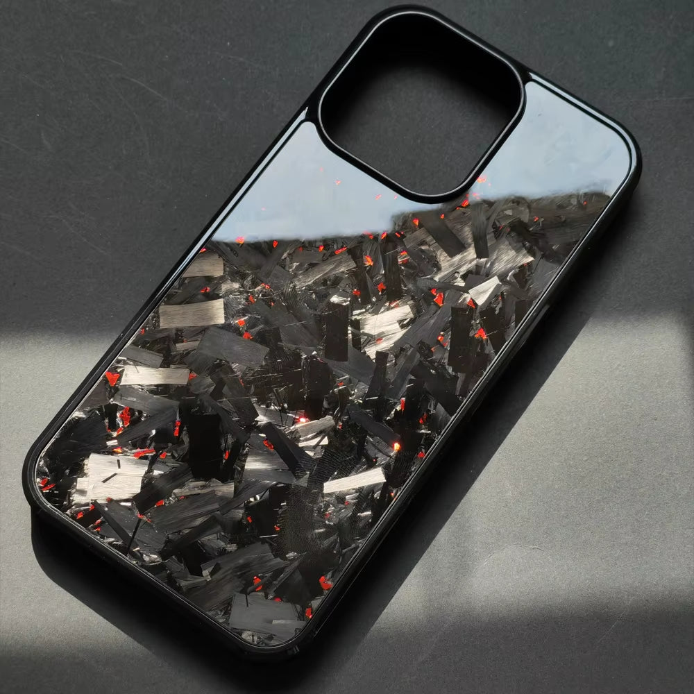 New Magsafe Cases for Iphone 15 Pro Max Real Forged Carbon Fiber for Iphone 16 13 14 12 11 14Plus 13Pro 11Promax Anti-Fall Case